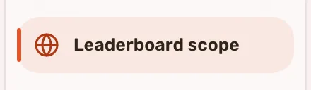 The Leaderboard scope card on District settings, with the district-wide switch outlined and the agency filter row under it.